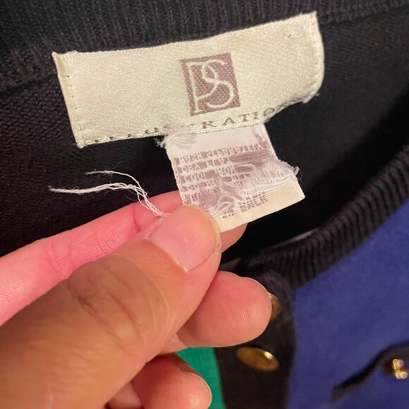 Color Blocking Cropped Sweater - Picture 5 of 5